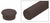 CRL Matte Bronze Quick Connect Color Match End Cap for 1-1/2" Diameter Tubing