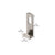 CRL Nickel Plated 3/8" Slotted Round Lip Mirror Clips