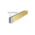 CRL Polished Brass Cladding for B5L Series Low Profile Base Shoe