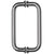 CRL Polished Chrome 8" BM Series Tubular Back-to-Back Pull Handle