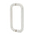 CRL Polished Nickel 8" BM Series Back-to-Back Handle Without Metal Washers