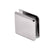 CRL Polished Nickel Beveled Hole-in-Glass Style Wall Mount Heavy-Duty Glass Clamp