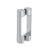 CRL Polished Stainless Beretta Series 8" x 8" Back-to-Back Pull Handles