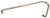 CRL Polished Stainless 12" x 28" Back-to-Back Straight Combination Push and Pull Handle Set