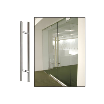 CRL Polished Stainless 84" Extra Length Ladder Style Back-to-Back Pull