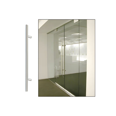 CRL Polished Stainless 48" Extra Length Ladder Style Single-Sided Pull