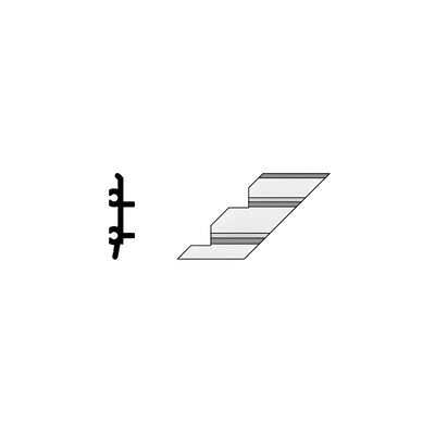 CRL-U.S. Aluminum Right Hand Inside 90º Corner Anchor Clip- 4/Pk