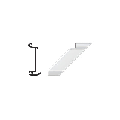 CRL-U.S. Aluminum Right Hand 90º Inside Corner Anchor Clip 4/Pk