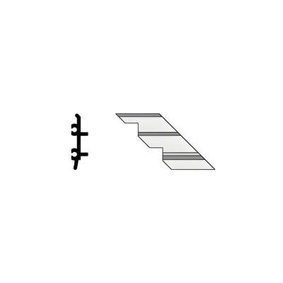 CRL-U.S. Aluminum Right Hand Outside 90º Corner Anchor Clip- 4/Pk