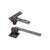 Rixson® Dark Bronze Right Hand 3/4" Offset Pivot Set