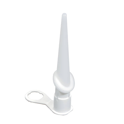 360° Rotating White Nozzle with Extension and Cap