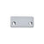 Silver Metallic 200X Series Pre-Treated Decorative End Cap