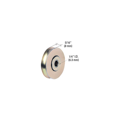 CRL 1-1/2" Diameter Steel Ball Bearing Replacement Roller 5/16" Wide