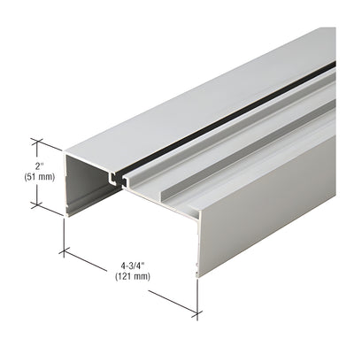 CRL-U.S. Aluminum Stacking Head Channel, Thermally Improved, Clear Anodized - 24'-2"