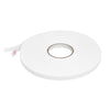 A single roll of white all-purpose foam mounting tape with an adhesive backing.