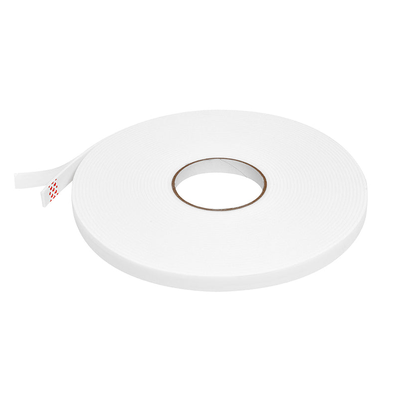 A single roll of white all-purpose foam mounting tape with an adhesive backing.