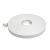 A single roll of white all-purpose foam mounting tape with a visible adhesive backing.