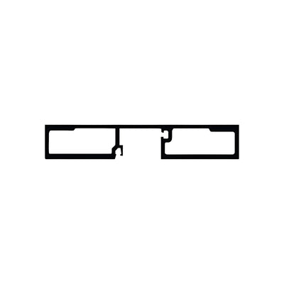 CRL-U.S. Aluminum White KYNAR® Paint Door-Jamb Sub Frame - 21'-10"