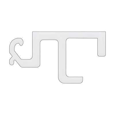 CRL-U.S. Aluminum White KYNAR® Paint 1/4" Glazing Adaptor - 24'-3"
