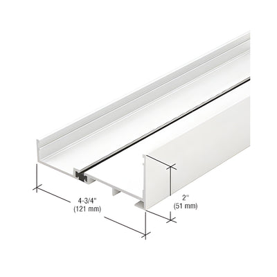 CRL-U.S. Aluminum Stacking Sill Channel, Thermally Improved, White KYNAR® Paint - 24'-2"