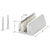 CRL Hydroslide Polished Chrome Sliding Glass Door Floor Guide Kit