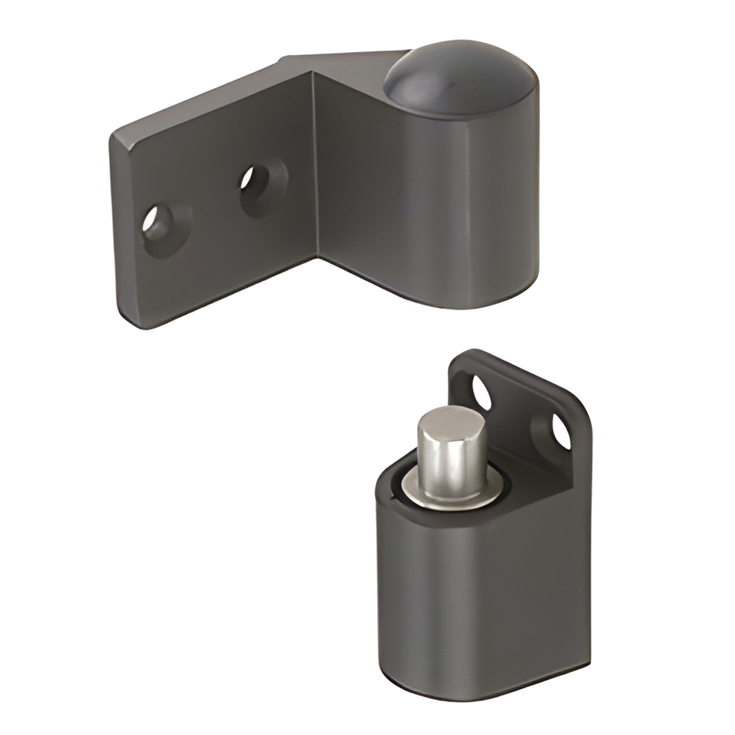 CRL bronze offset pivot set for Kawneer aluminum storefront doors, reversible non-handed (SKU 0P121NHDU)