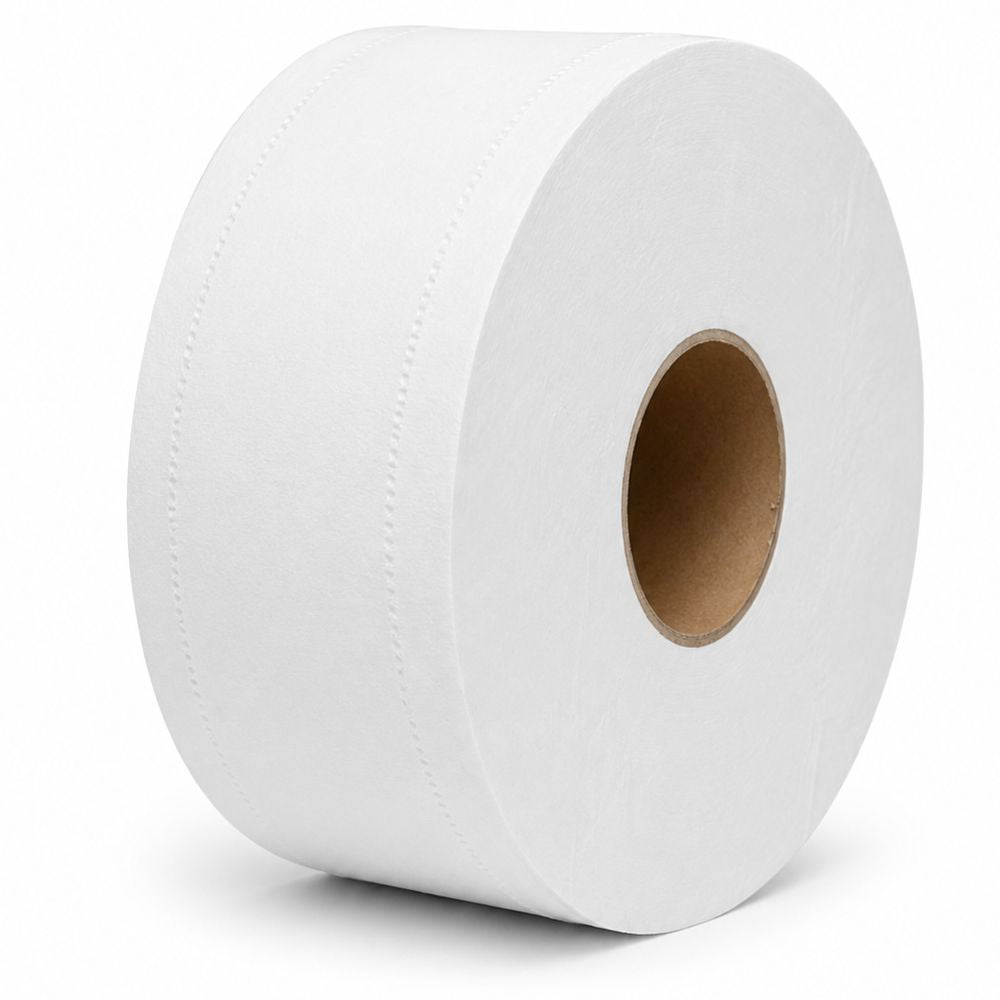 Stellar JRT Bathroom Tissue, 2 Ply, White, 1000' / Roll - 8 Rolls / Case