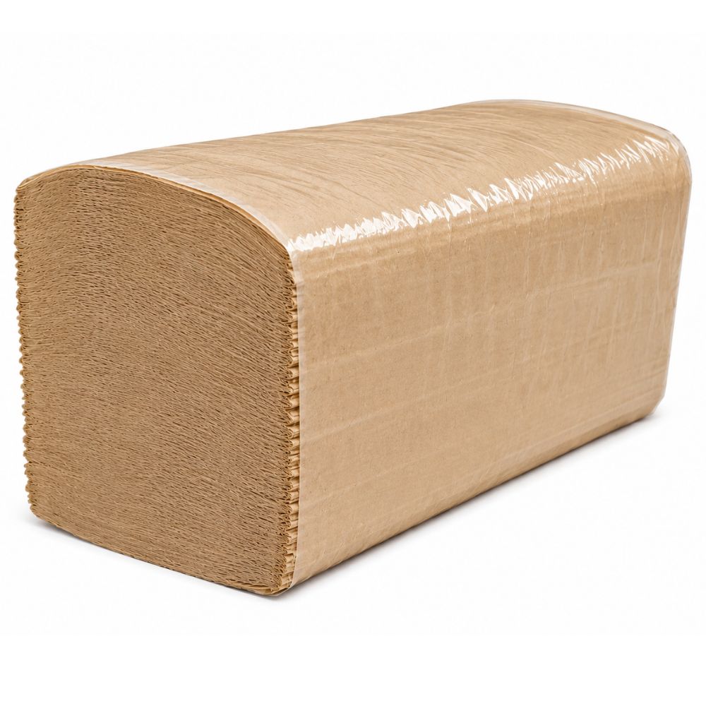 Stellar Multi Fold Paper Towels, Kraft- 250 Sheets x 16 Packs / Case