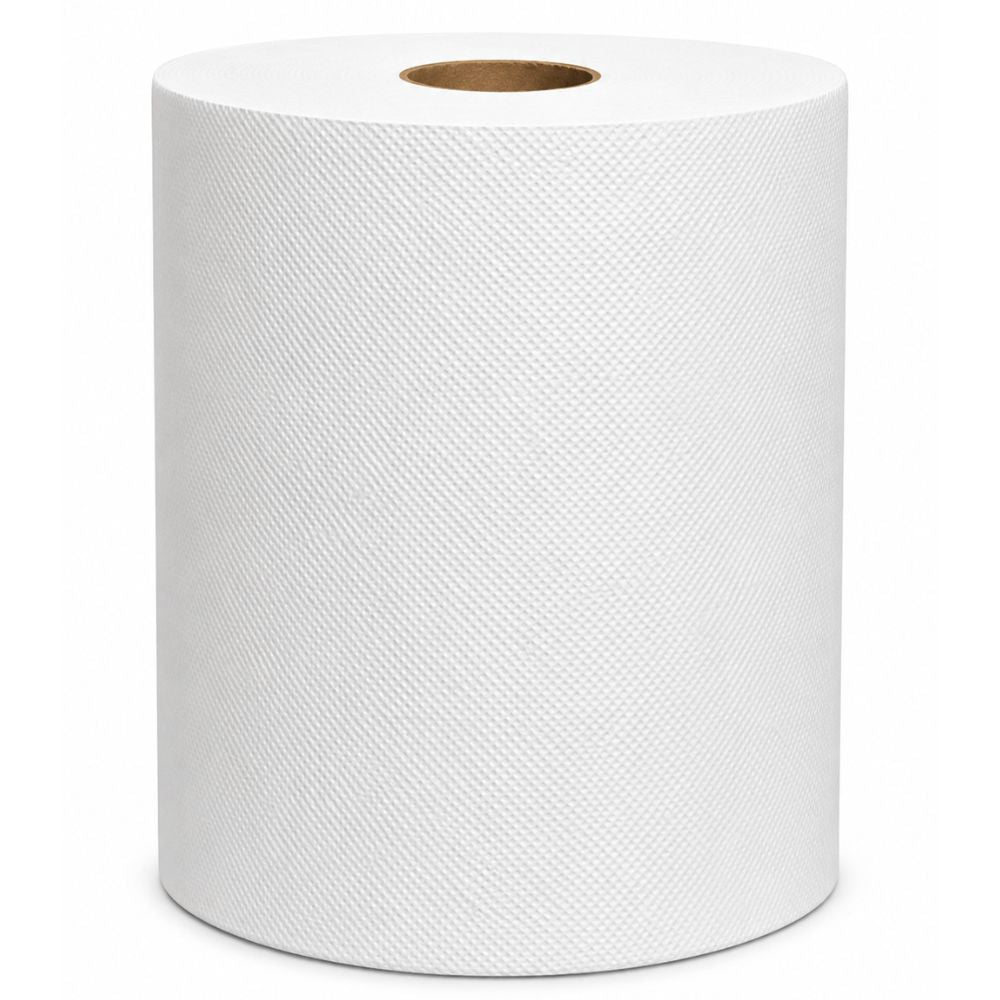 Stellar Premium Roll Paper Towel, White, 8" X800'- 6 Rolls / Case