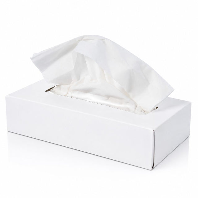 Stellar Facial Tissue, 2 Ply, 100 Sheets / Box - 30 Boxes / Case