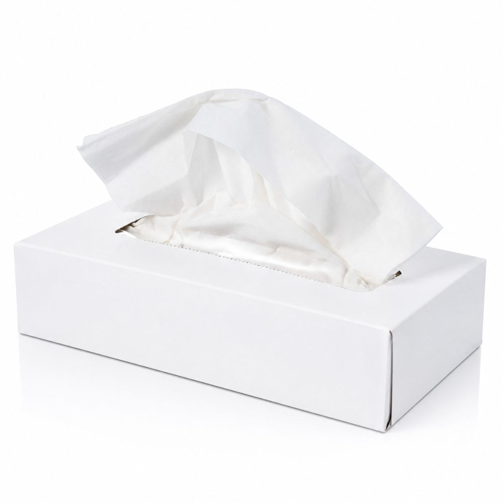 Stellar Facial Tissue, 2 Ply, 100 Sheets / Box - 30 Boxes / Case