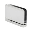 PPH301CH Prima adjustable brass shower hinge, polished chrome, beveled edge, self-centering pivot, head & sill mount.