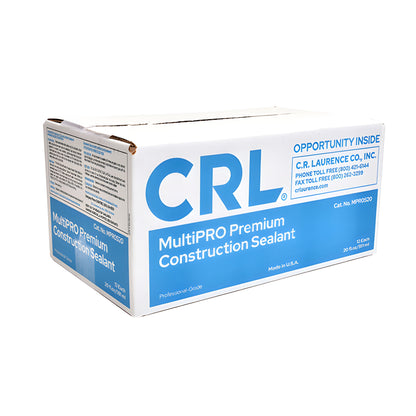 CRL MultiPRO premium construction sealant sausage, black, 20 oz (SKU MPR0S20BL)