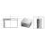 CRL Polished Stainless Steel 1-1/2" Square Flat End Cap