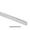 The 78-inch Cavoli header support bar shown against a white background with product labeling.