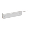 The reverse side of the CRL sliding door replacement hanger assembly showing the smooth metal casing.