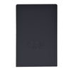 A front-facing view of a rectangular matte black aluminum end cap with a CRL logo for B6S series base shoe systems.