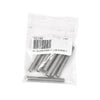 A clear plastic bag containing multiple 2-inch stainless steel Allen screws with a product label.