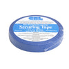 A shrink-wrapped roll of CRL blue windshield and trim securing tape with product label.