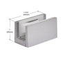 The satin anodized bottom guide shown with dimension lines indicating a 1-3/4 inch width and 1 inch height.