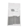 A clear plastic bag containing ten stainless steel Allen screws with a product label.