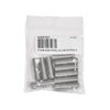 A clear plastic bag containing multiple 5/16-18 x 1" stainless steel Allen screws.