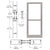 CRL-U.S. Aluminum Clear Anodized Class 1 Custom Single 36" x 84" Series 400T Medium Stile Gear Hinge Entrance Door