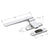 CRL Aluminum Left-Hand Casement Window Locking Handle 1.5in