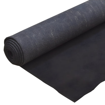 CPT12X20 black Dilour glass-cutting carpet roll, 12' x 20', abrasion-resistant workbench mat, 0.274" thick
