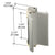 CRL Replacement Aluminum Sliding Window Pull & Latch for Keller Industry