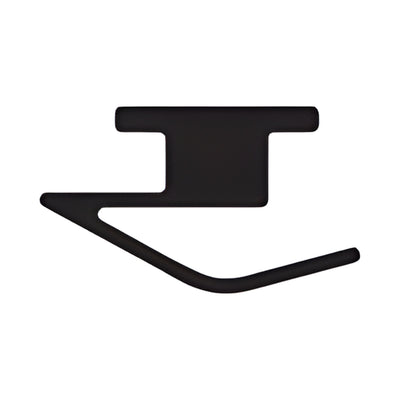 CRL-U.S. Aluminum Rigid PVC Door Header Weatherstrip 144 in