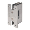 The back plate of the Cologne 337 series hinge showing the mounting screw holes and brass construction.