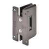 The back plate of the Cologne 337 Series hinge showing the mounting screw holes.