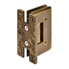 Rear view of the Cologne wall mount hinge showing the mounting plate and screw holes.